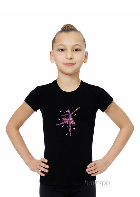 Marškinėliai trumpomis rankovėmis "Ballerina"